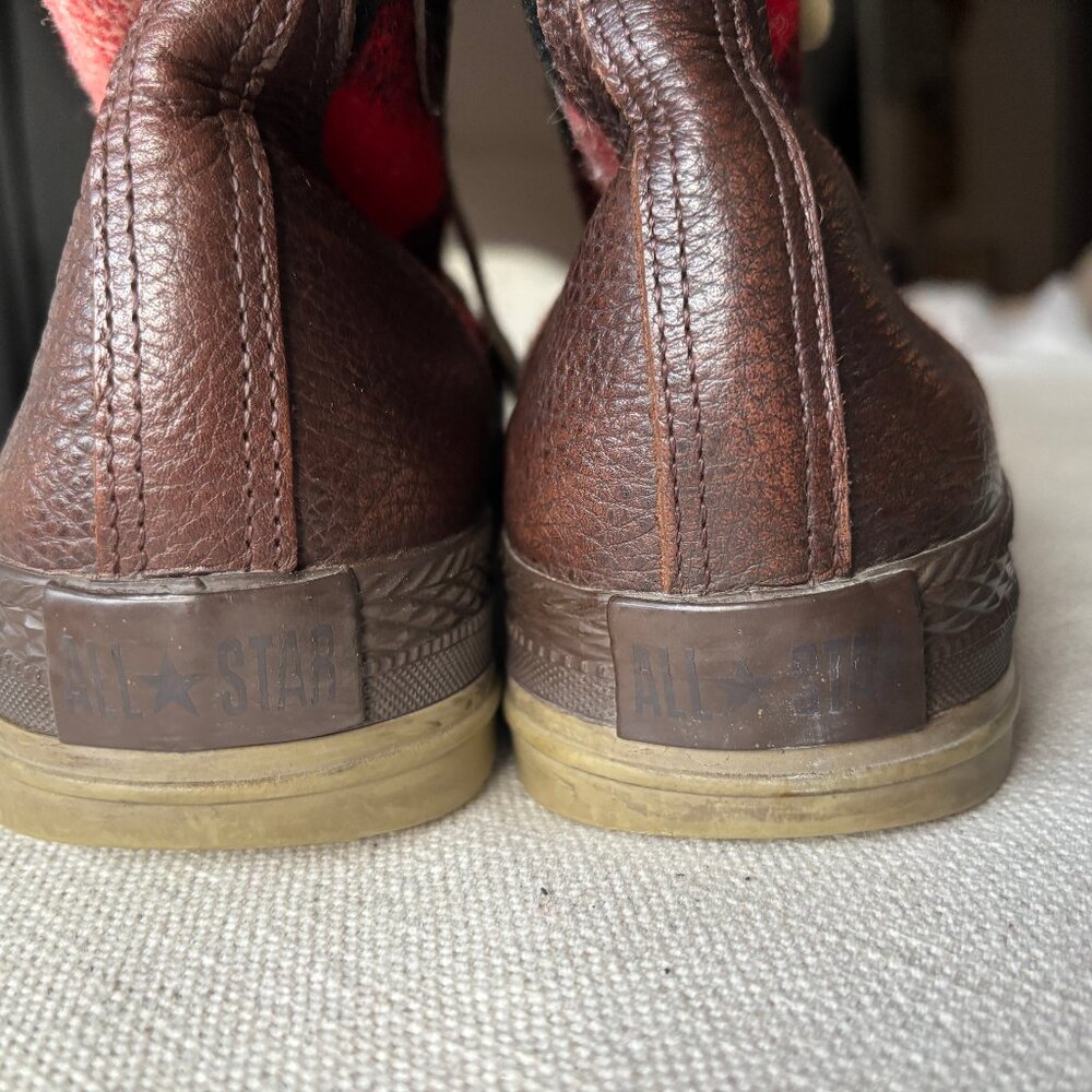 Converse x Woolrich Lumberjack Plaid Boots - MEN 6.5 - Picture 5 of 11